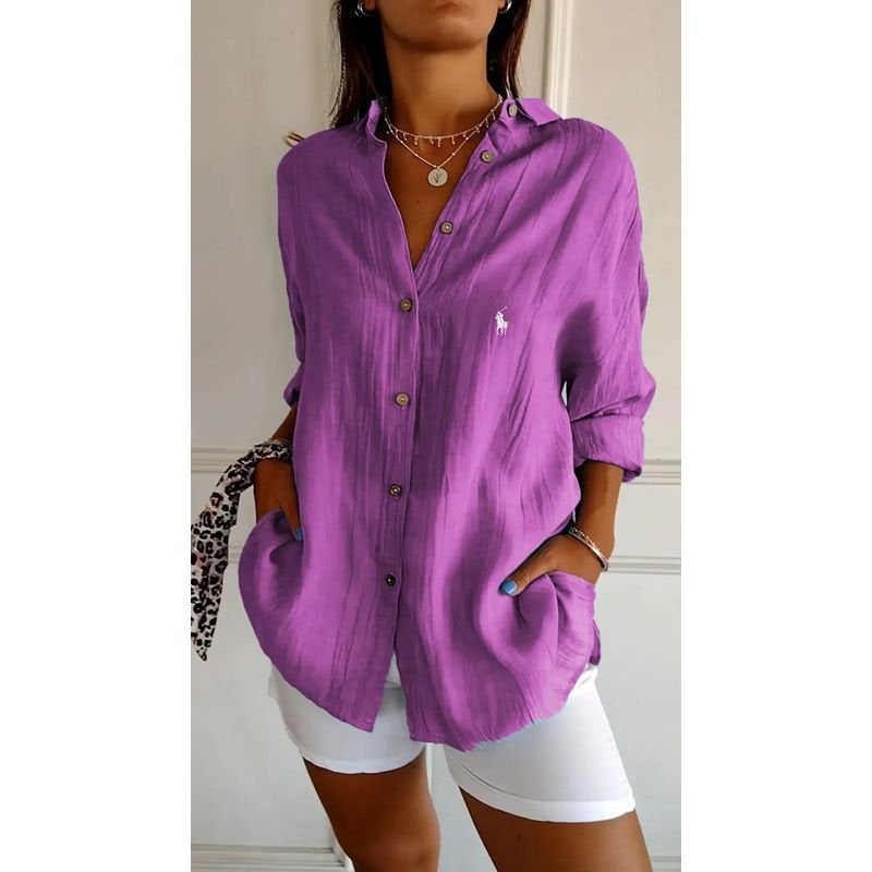 Ꮢalph Ꮮаᴜгеn - Klassische Bluse für Frauen