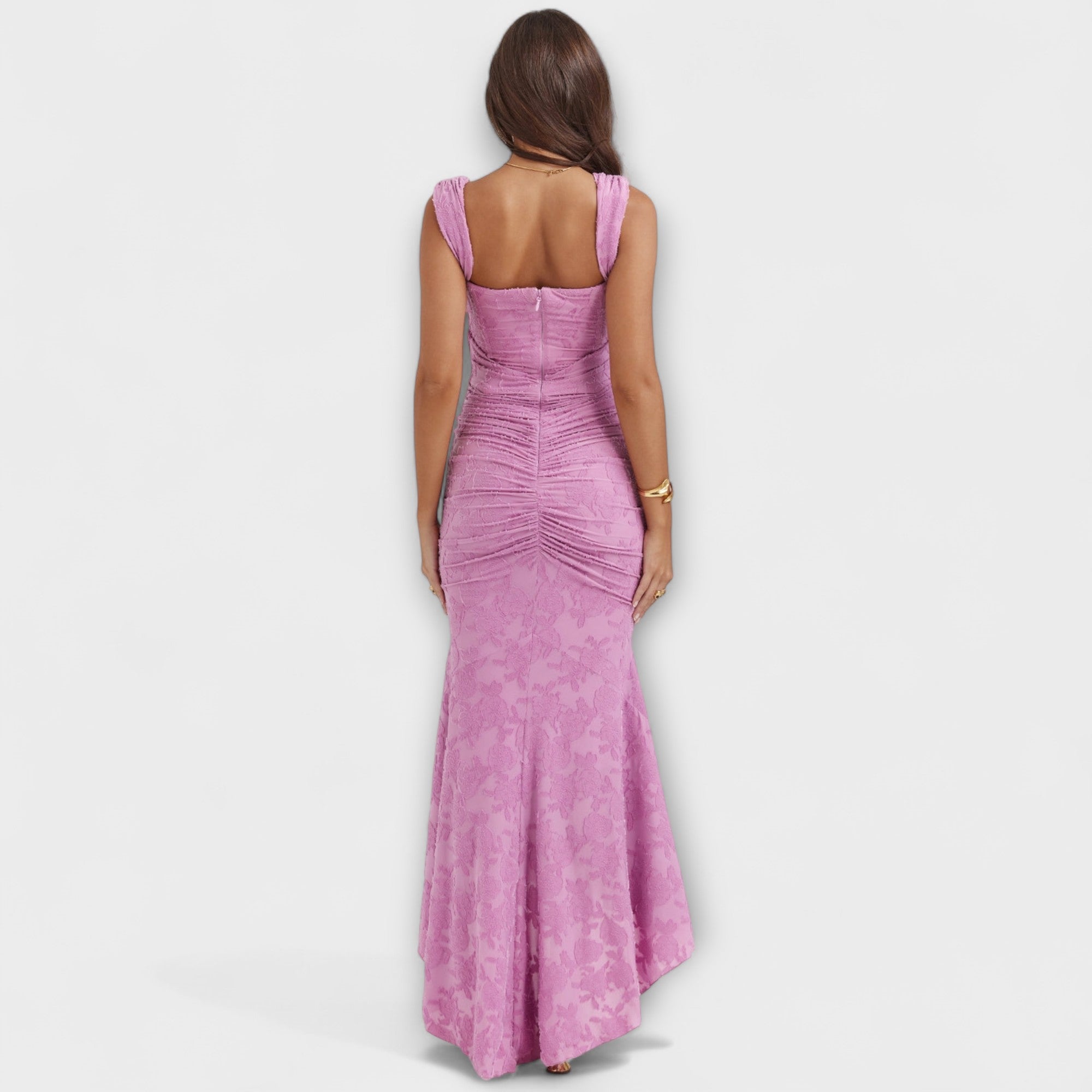 Renske - Langes Kleid mit elegantem und raffiniertem Korsett