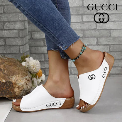 ᏀՍCCCCI – Luxus Damen Sandalen mit ikonischem Logo
