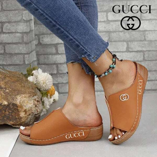 ᏀՍCCCCI – Luxus Damen Sandalen mit ikonischem Logo