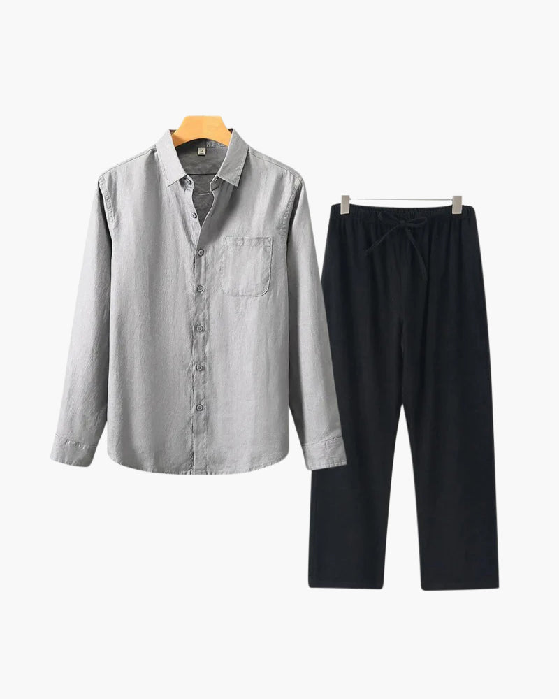 Altes Geld Leinen Kombi (Langarmshirt)