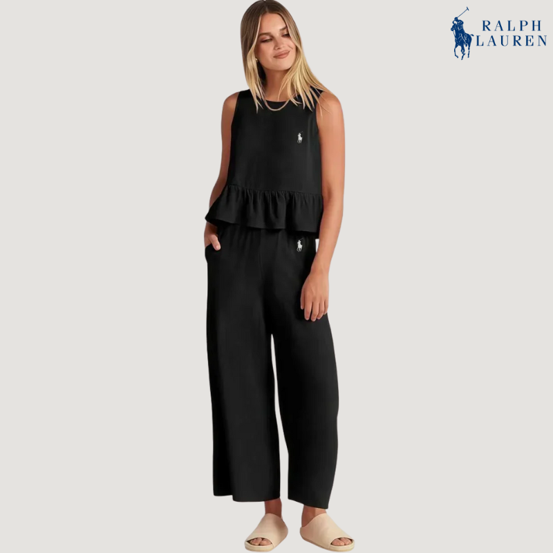 Ꮢalph Ꮮаᴜгеn Rüschenset aus zwei Teilen + Gratis Sonnenhut – Kaufe 1, bekomme 2