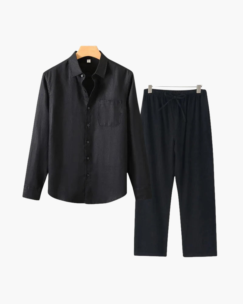 Altes Geld Leinen Kombi (Langarmshirt)