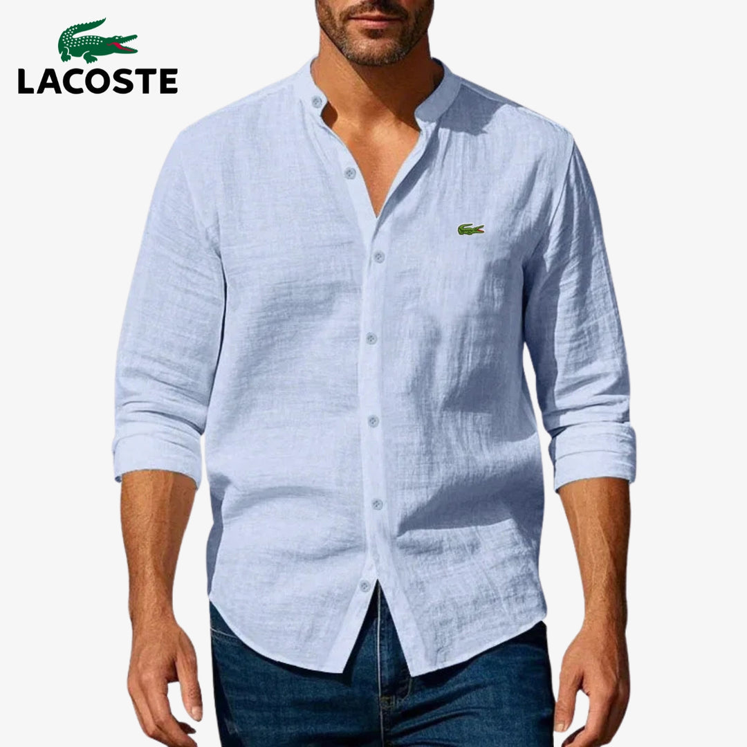 LACOSTE – Elegantes Hemd mit steifem Kragen