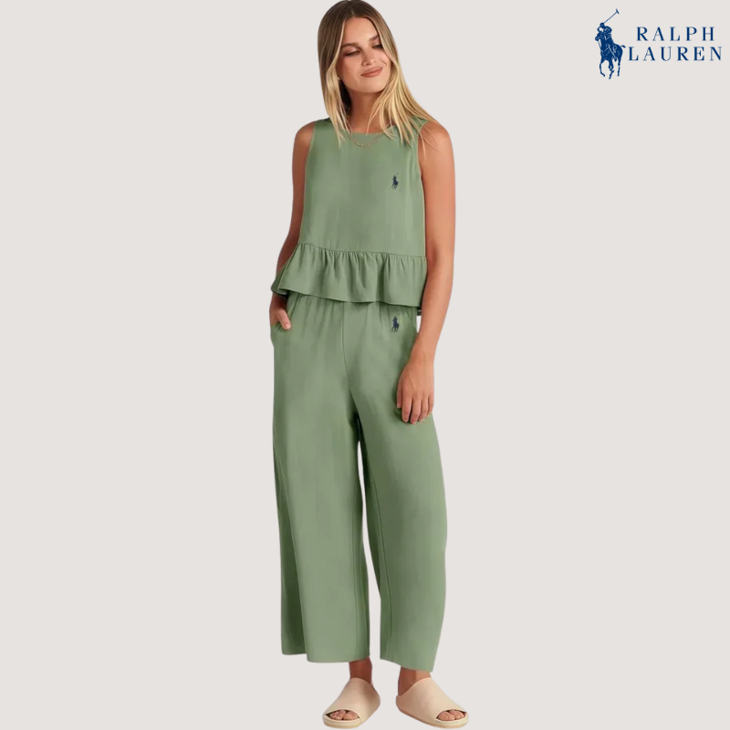Ꮢalph Ꮮаᴜгеn Rüschenset aus zwei Teilen + Gratis Sonnenhut – Kaufe 1, bekomme 2