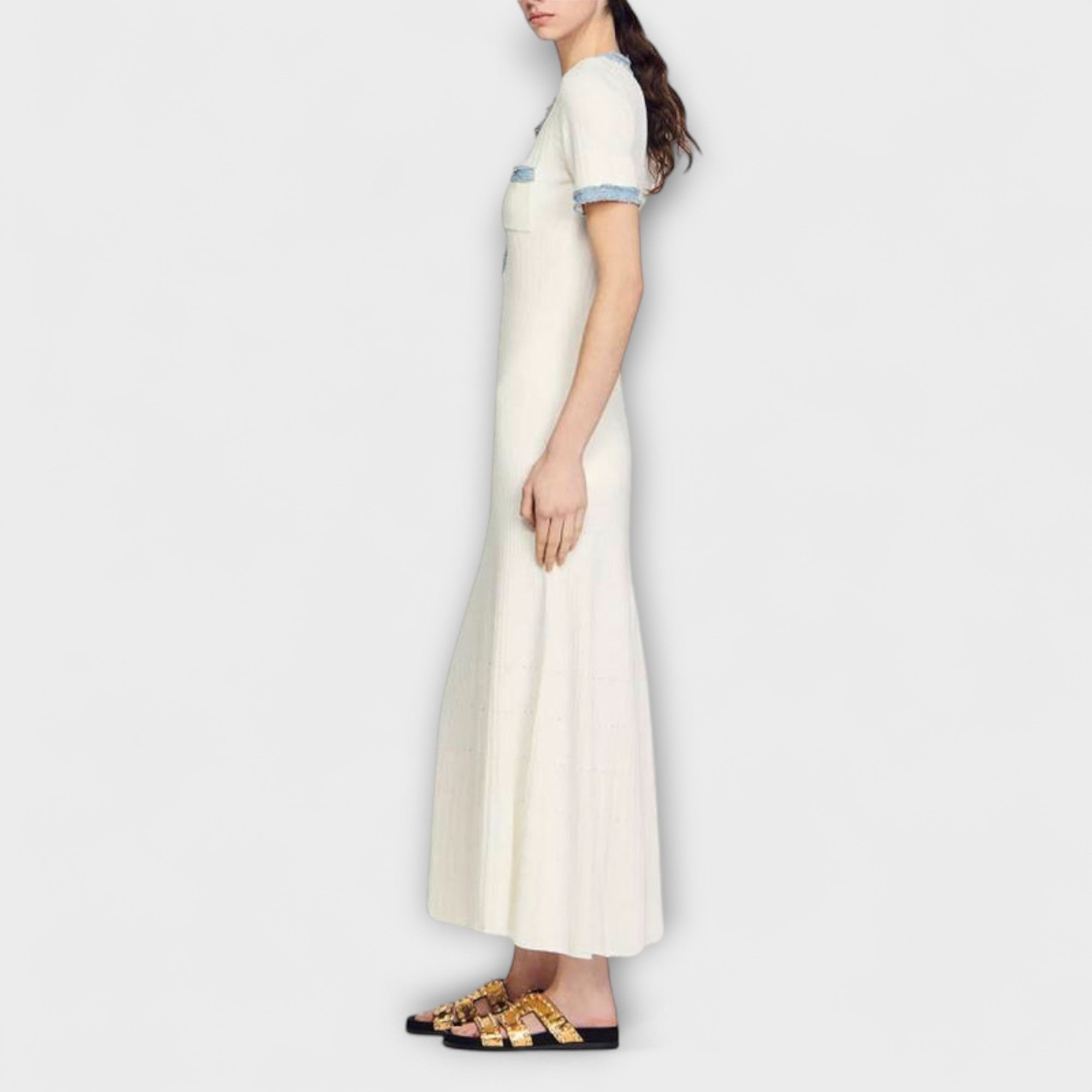 Alecia - Strukturiertes Maxikleid