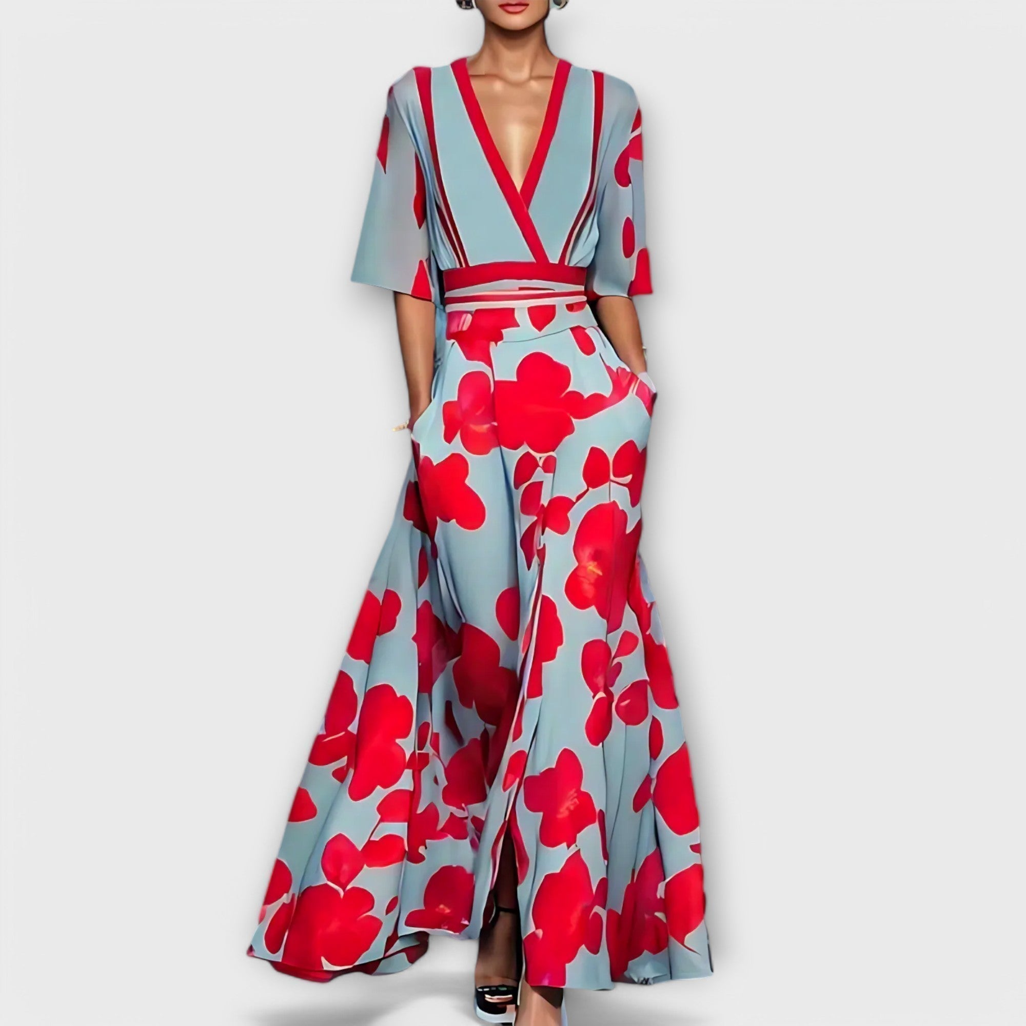 Elise - Elegantes Floral Kleid
