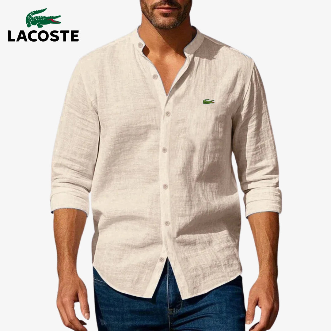 LACOSTE – Elegantes Hemd mit steifem Kragen