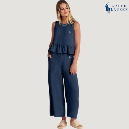 Ꮢalph Ꮮаᴜгеn Rüschenset aus zwei Teilen + Gratis Sonnenhut – Kaufe 1, bekomme 2