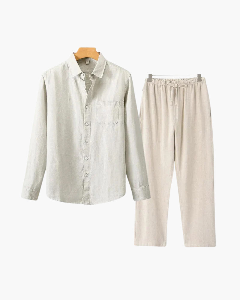 Altes Geld Leinen Kombi (Langarmshirt)