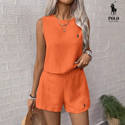 [Buy 1 Get 2] Leinen Serenity Komplettset aus zwei Teilen von Ꮢalph Ꮮаᴜгеn + Gratis Ꮢalph Ꮮаᴜгеn Sonnenhut