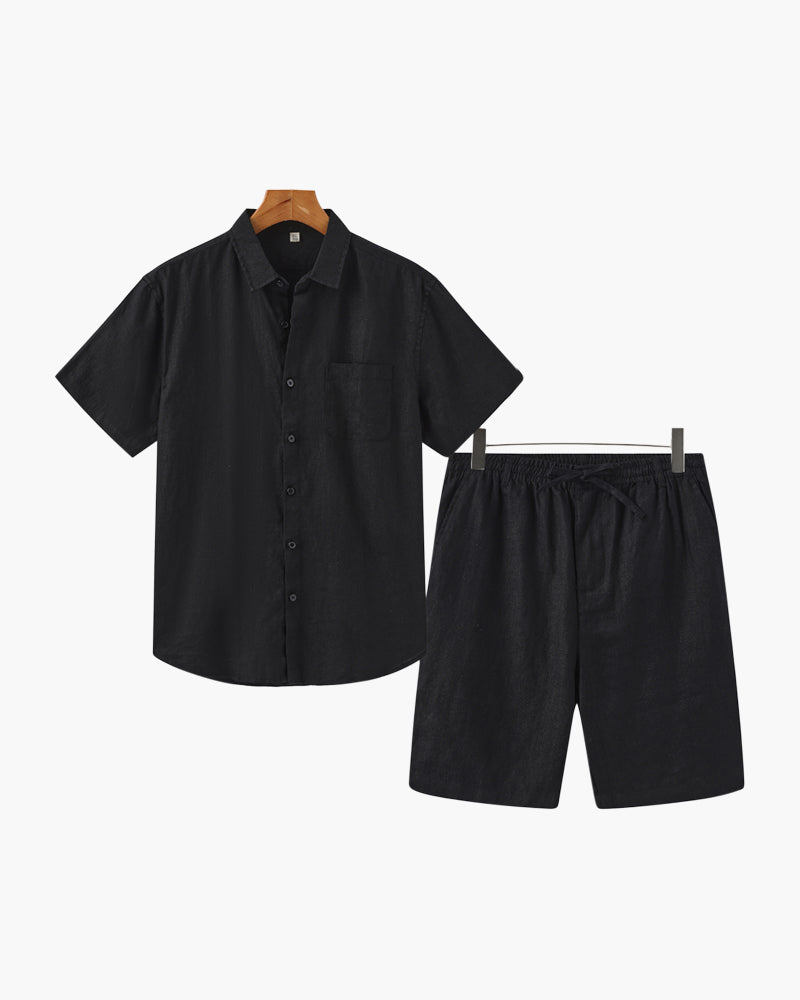 Altes Geld Leinen Kombi (Shorts)