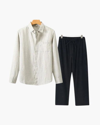 Altes Geld Leinen Kombi (Langarmshirt)