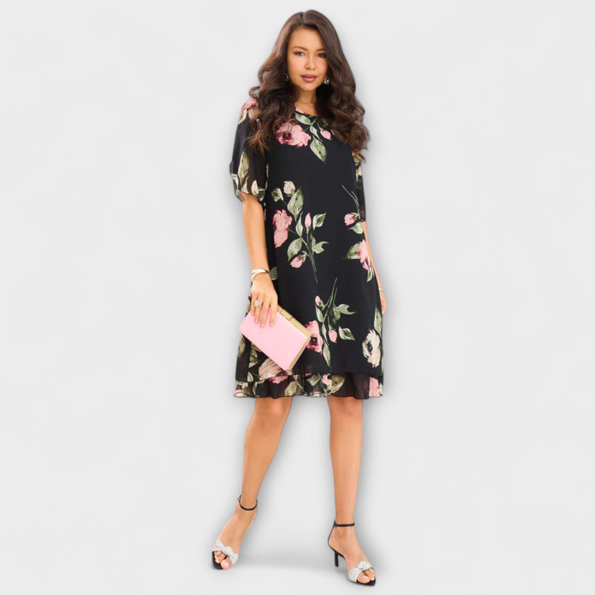 Melin - Elegantes Chiffonkleid