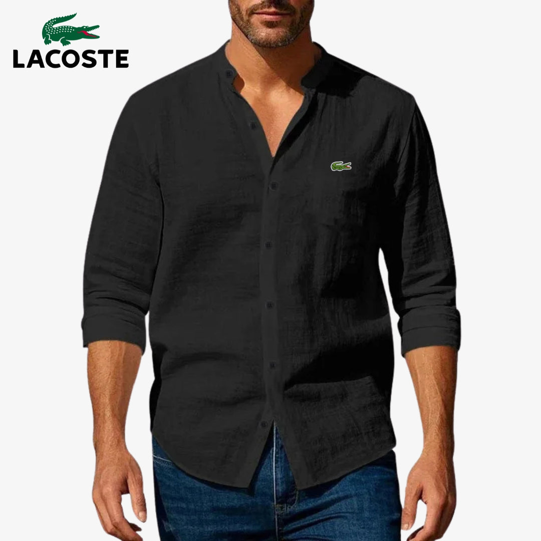 LACOSTE – Elegantes Hemd mit steifem Kragen