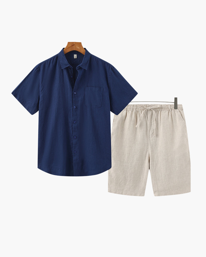 Altes Geld Leinen Kombi (Shorts)