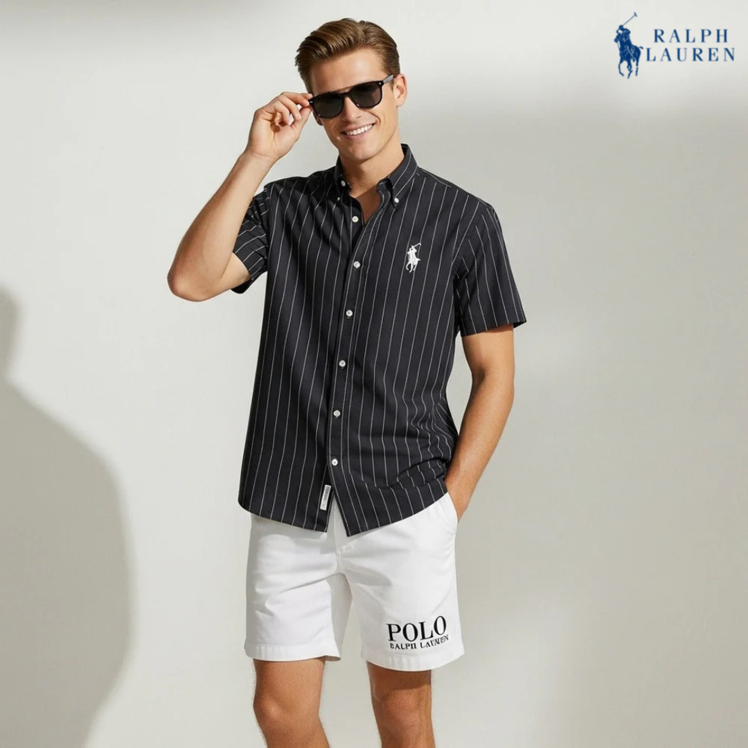 Ꮢalph Ꮮаᴜгеn Klassisches Sommer Set – Shirt & Shorts