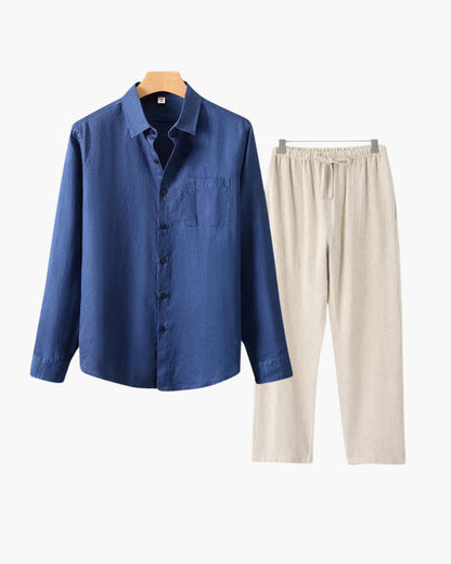 Altes Geld Leinen Kombi (Langarmshirt)