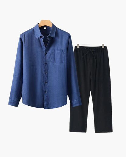 Altes Geld Leinen Kombi (Langarmshirt)