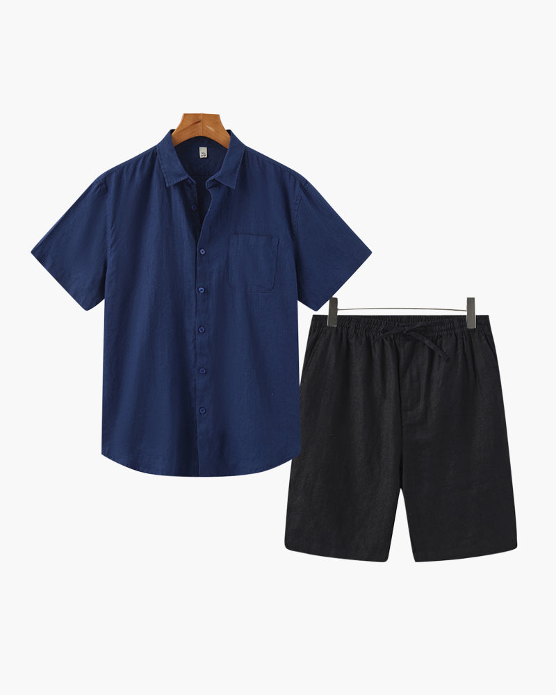 Altes Geld Leinen Kombi (Shorts)