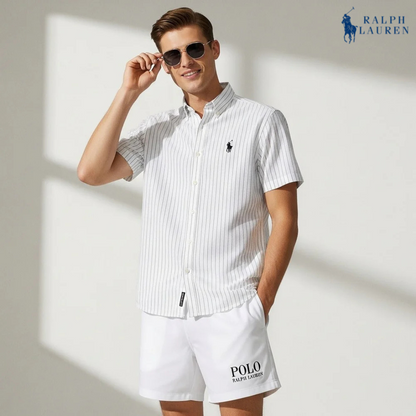 Ꮢalph Ꮮаᴜгеn Klassisches Sommer Set – Shirt & Shorts