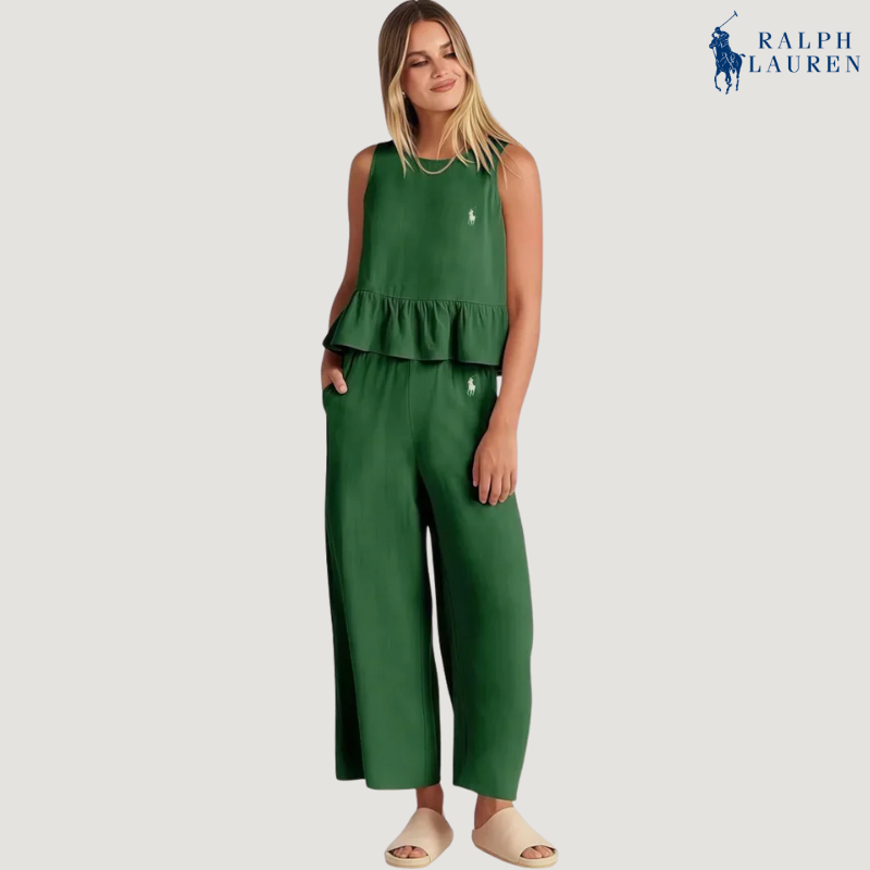 Ꮢalph Ꮮаᴜгеn Rüschenset aus zwei Teilen + Gratis Sonnenhut – Kaufe 1, bekomme 2