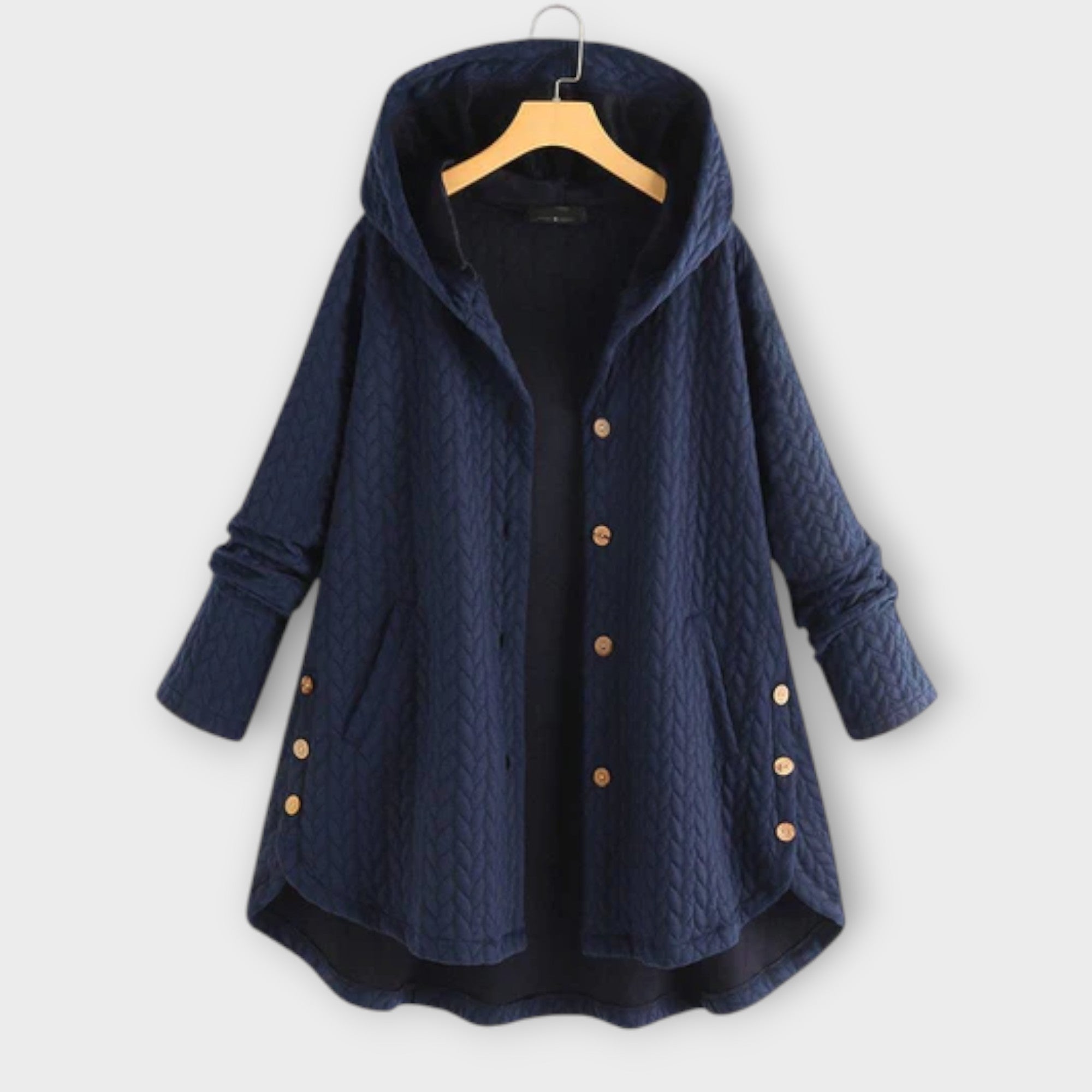 Leslie - Warme Knopfleistenjacke