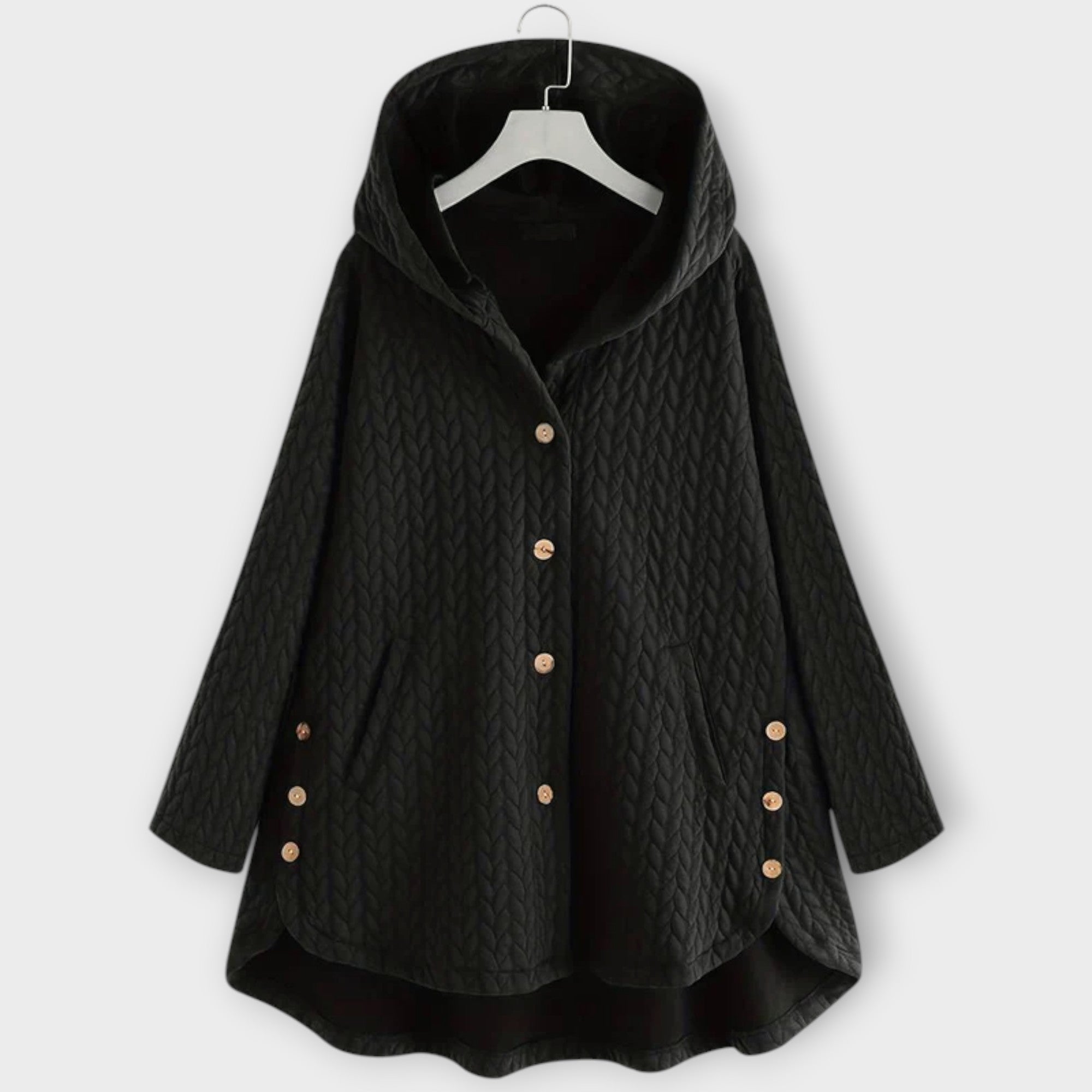 Leslie - Warme Knopfleistenjacke