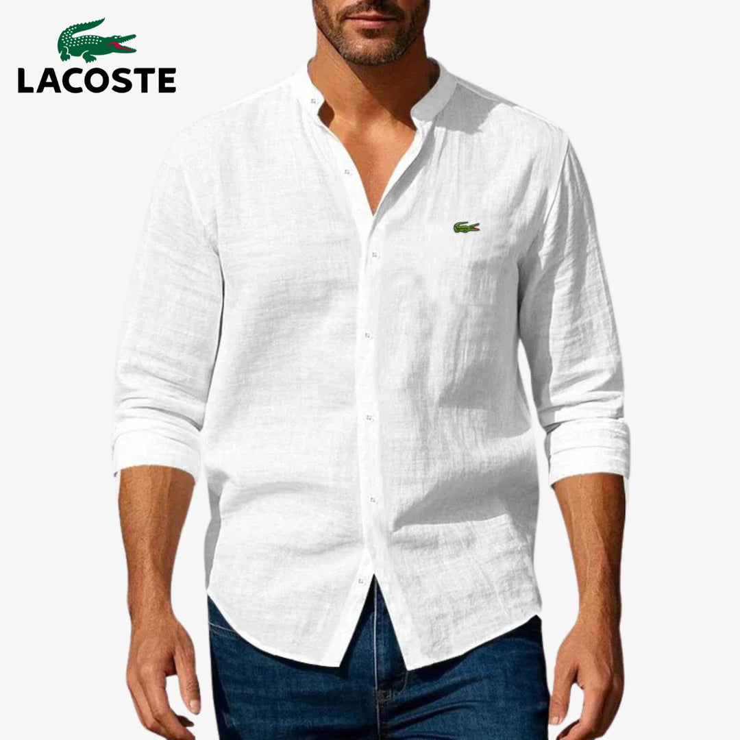 LACOSTE – Elegantes Hemd mit steifem Kragen