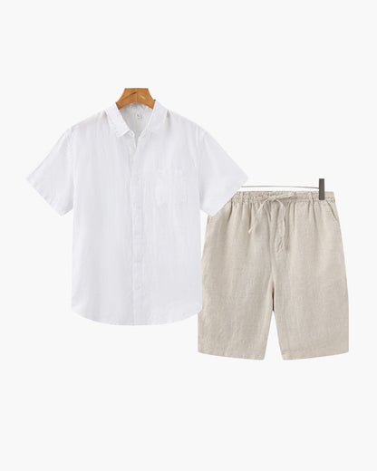 Altes Geld Leinen Kombi (Shorts)