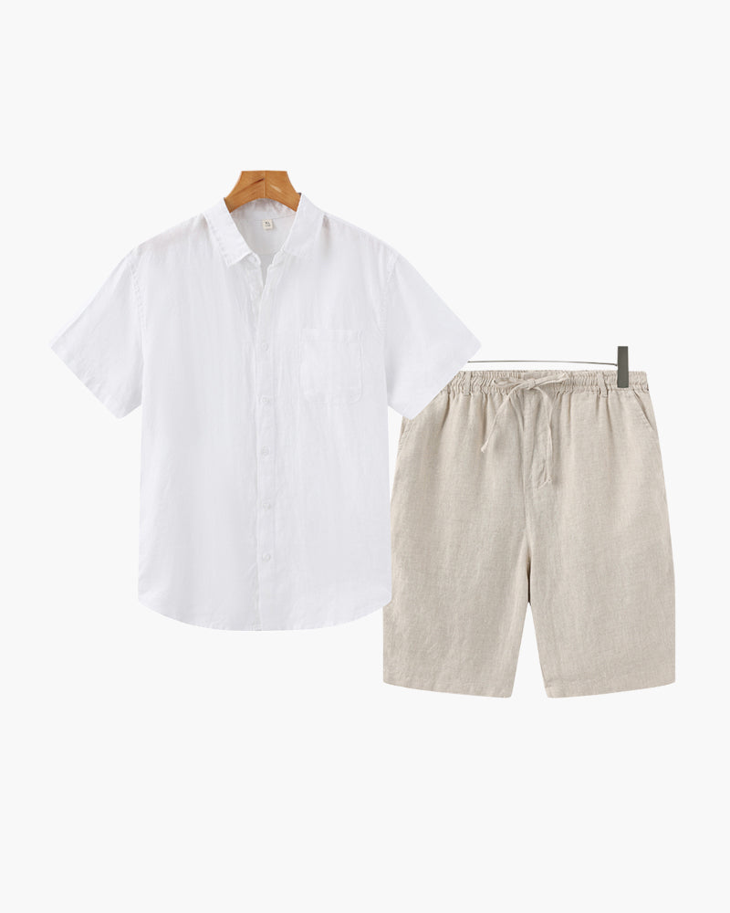 Altes Geld Leinen Kombi (Shorts)