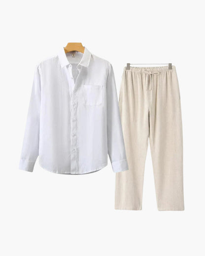 Altes Geld Leinen Kombi (Langarmshirt)