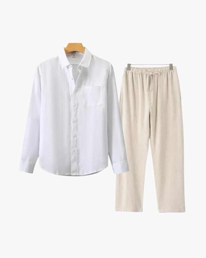 Altes Geld Leinen Kombi (Langarmshirt)
