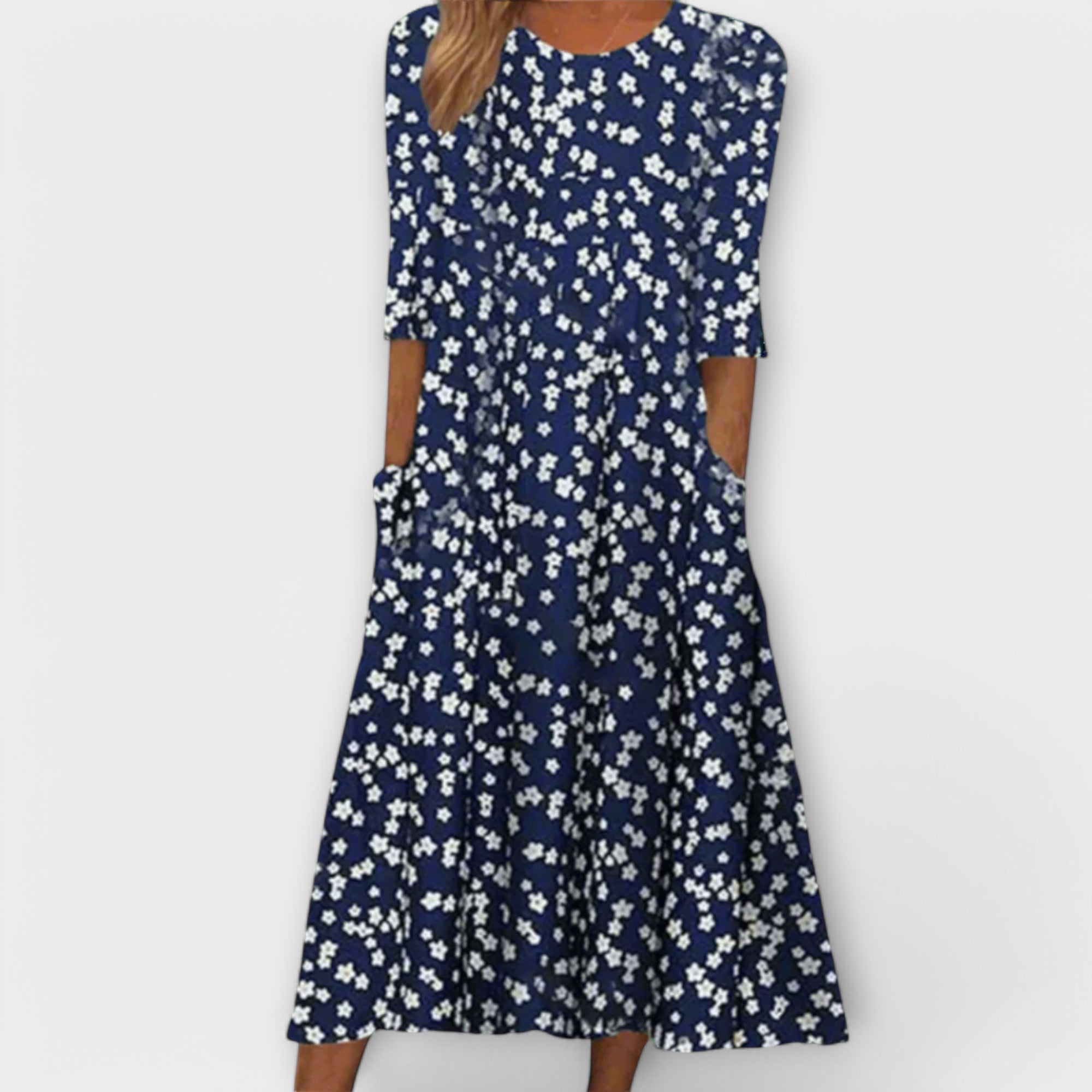 Paula - Elegantes Floral-Kleid aus Premium-Stoff