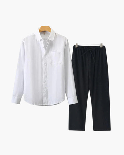 Altes Geld Leinen Kombi (Langarmshirt)