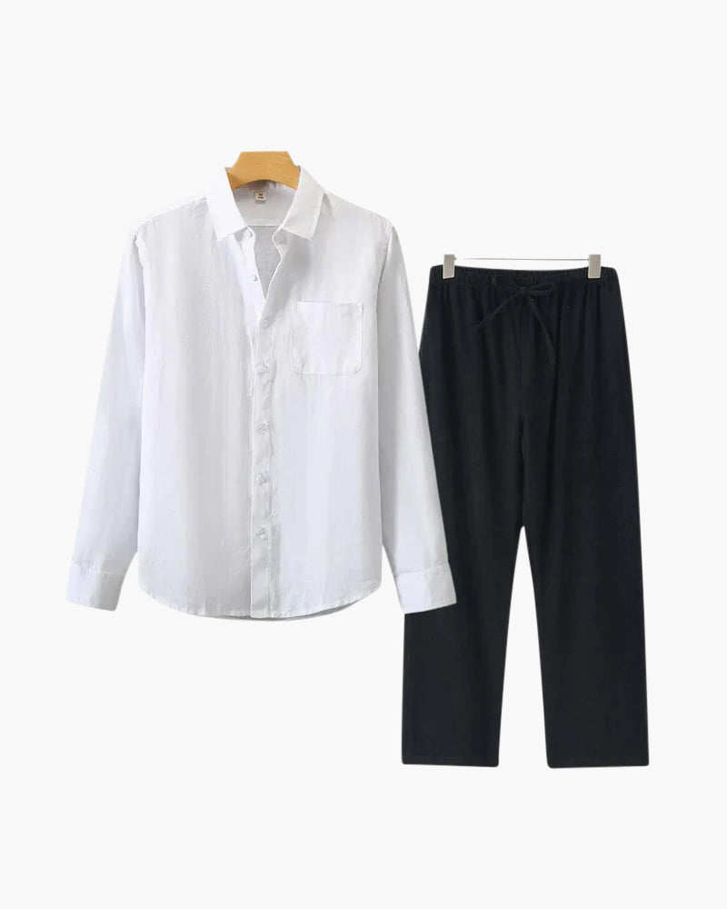 Altes Geld Leinen Kombi (Langarmshirt)