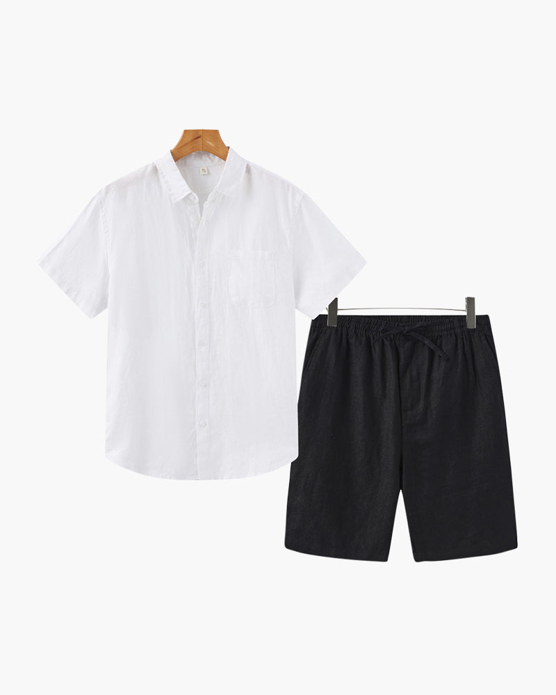 Altes Geld Leinen Kombi (Shorts)