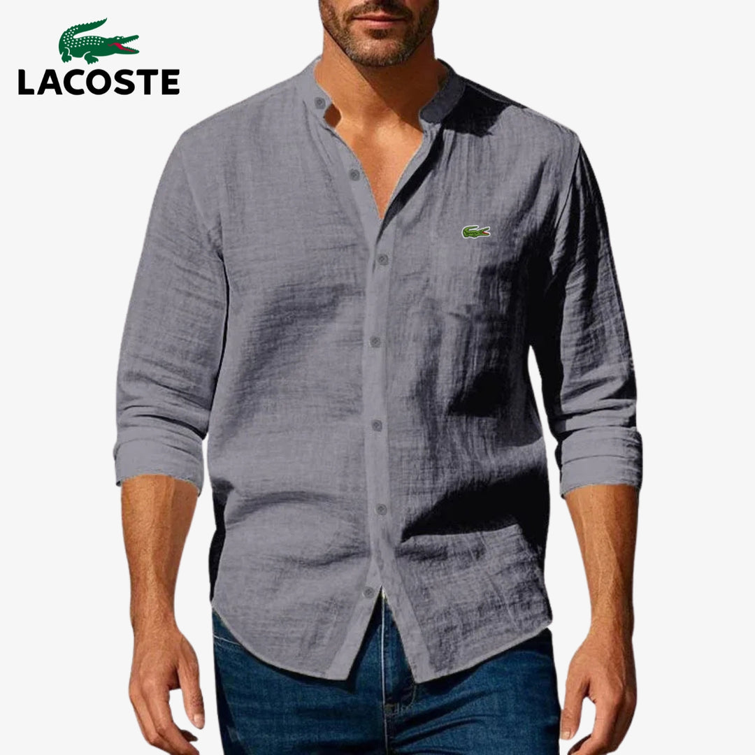 LACOSTE – Elegantes Hemd mit steifem Kragen