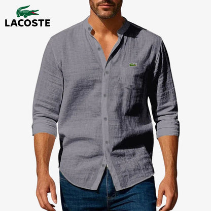 LACOSTE – Elegantes Hemd mit steifem Kragen