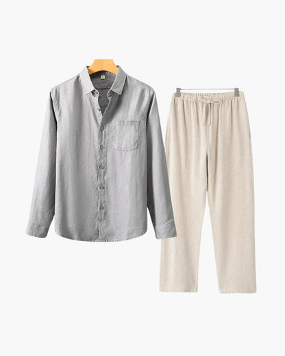 Altes Geld Leinen Kombi (Langarmshirt)