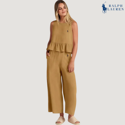 Ꮢalph Ꮮаᴜгеn Rüschenset aus zwei Teilen + Gratis Sonnenhut – Kaufe 1, bekomme 2