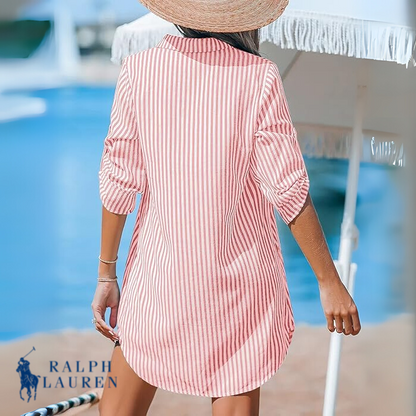 Ꮢalph Ꮮаᴜгеn Klassisches Gestreiftes Hemdkleid