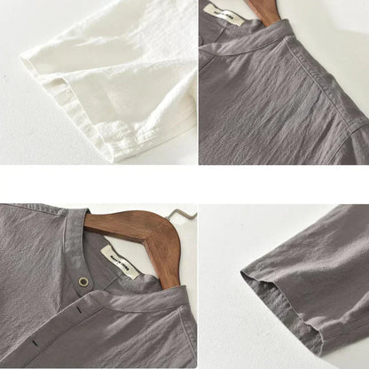 Sommer Leinenhemd - 100% Premium Leinen