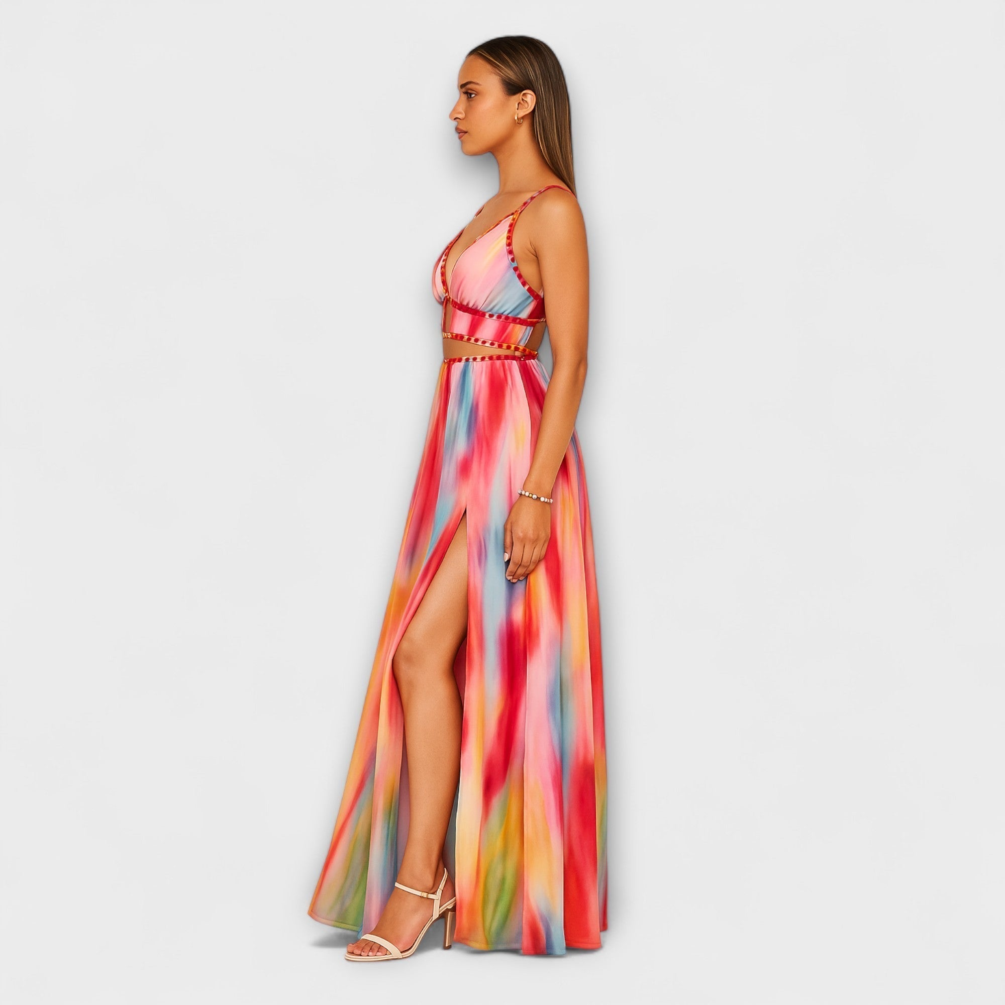Freya - Gemaltes Maxikleid