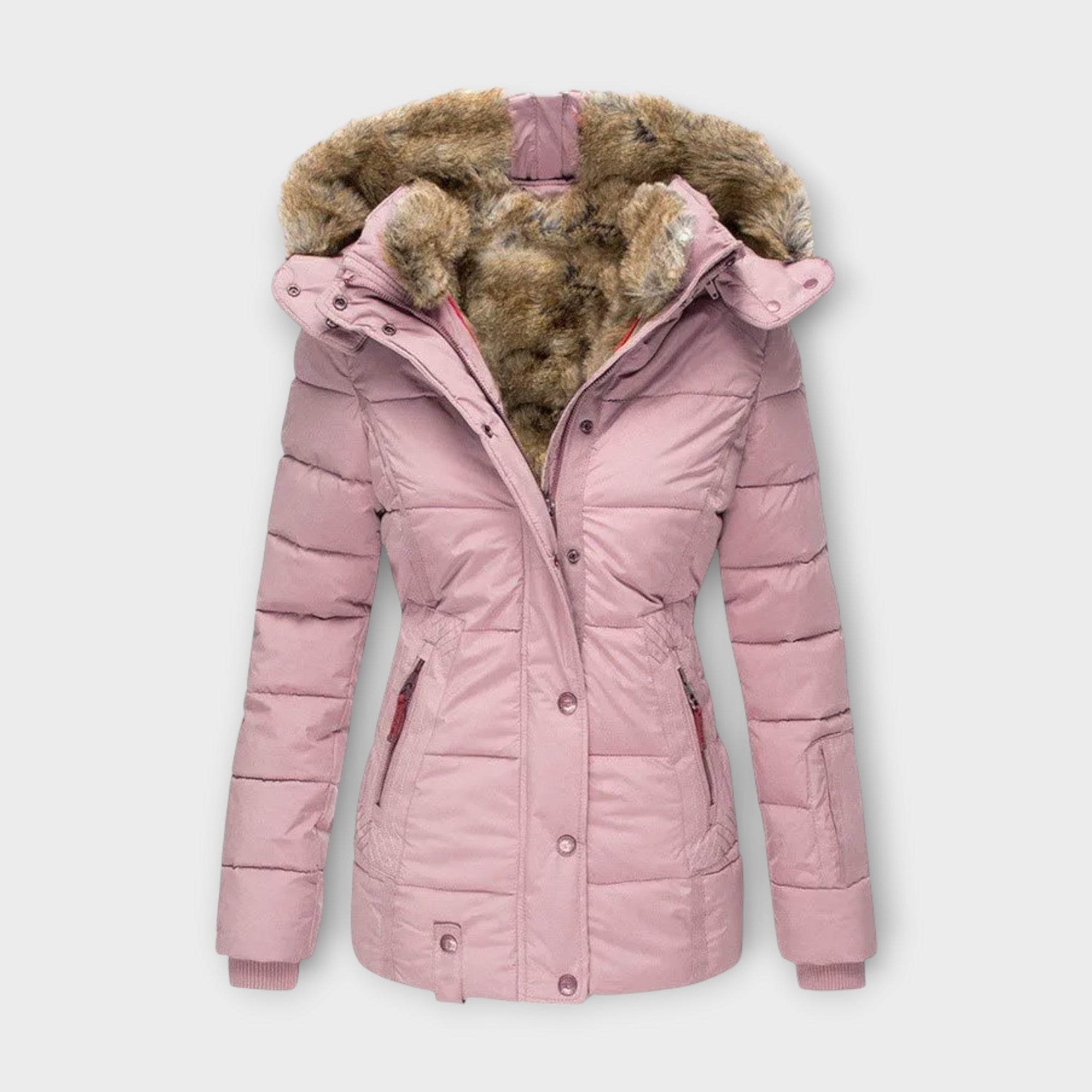 Emine - Gemütliche mit Fell gefütterte Jacke