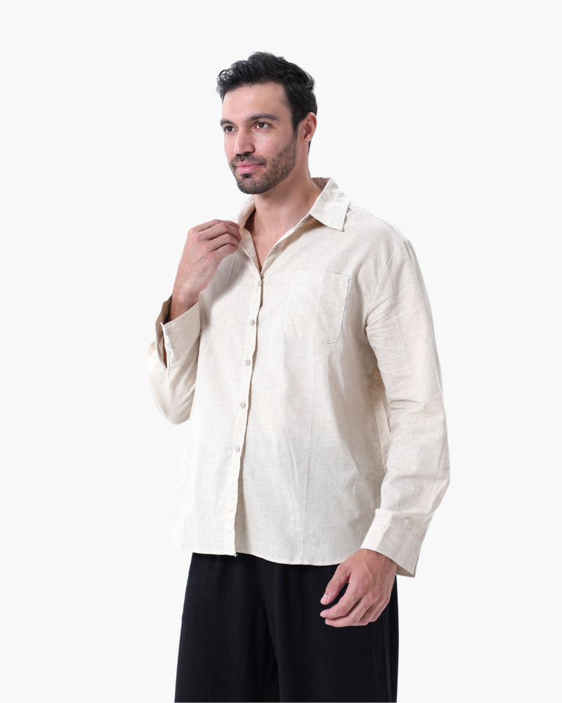 Altes Geld Leinen Kombi (Langarmshirt)
