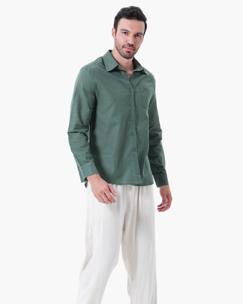 Altes Geld Leinen Kombi (Langarmshirt)