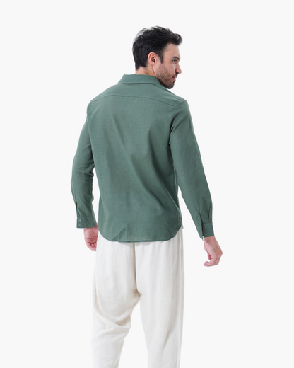 Altes Geld Leinen Kombi (Langarmshirt)