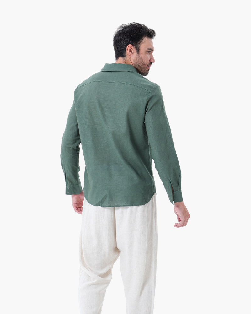 Altes Geld Leinen Kombi (Langarmshirt)