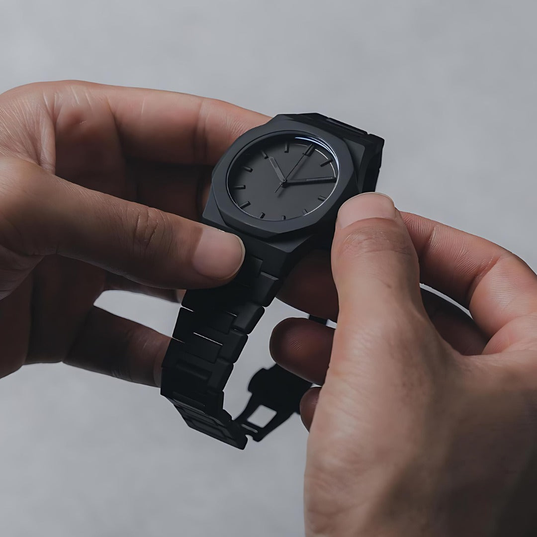 Minimalistische Uhr